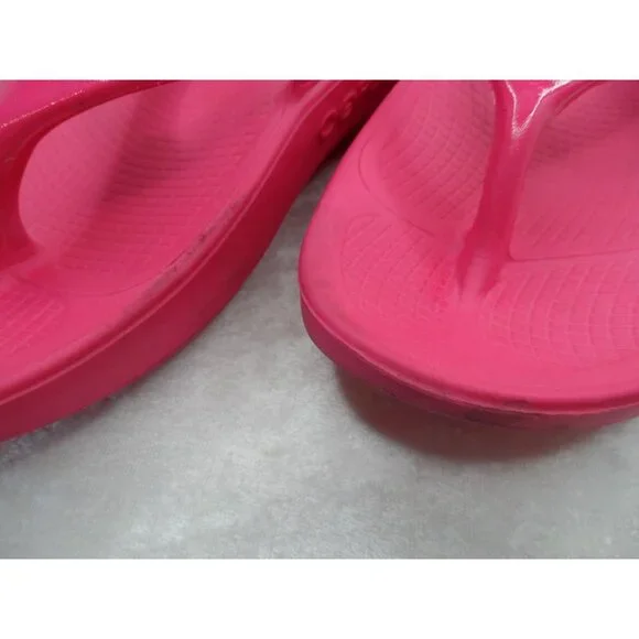 OOFOS Women's OOlala Light Weight Recovery Pink Thong Flip-Flip Sandals Size 5 - Picture 9 of 9
